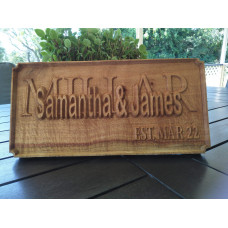 Speciality carved signs 