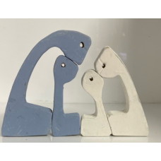 Shabby figures - Family time